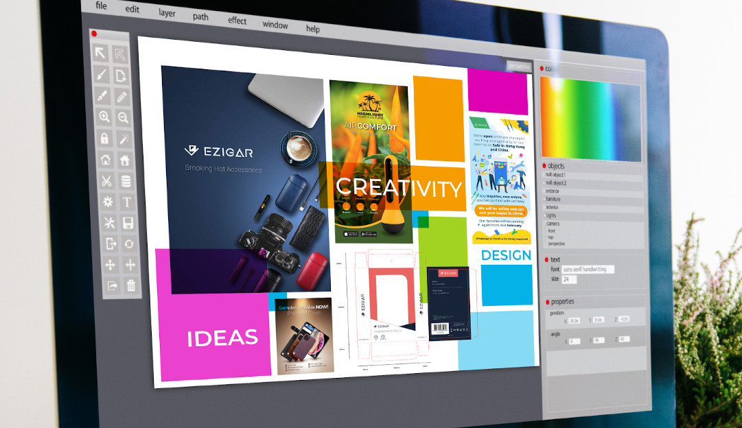 graphic design screenshot